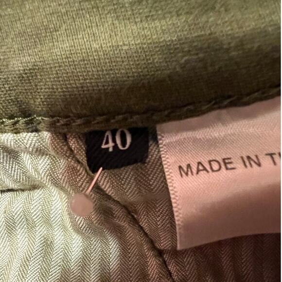 7 for All Mankind Go-To Chino in Military Green Men's Size 40 x 31 - Picture 13 of 15